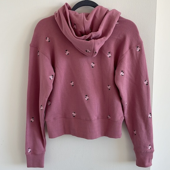 Spiritual Gangster embroidered pink sweatshirt. - Picture 2 of 5